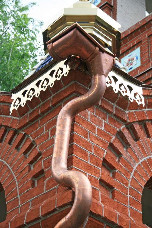 Copper Downspout Replacement